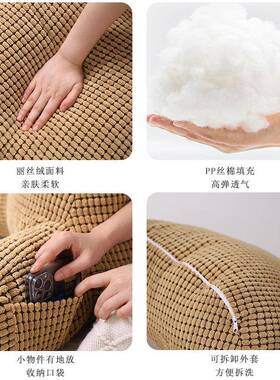 靠枕床头垫软大靠背看书护孕包RH-YK-04妇床上靠背枕头飘窗沙发颈