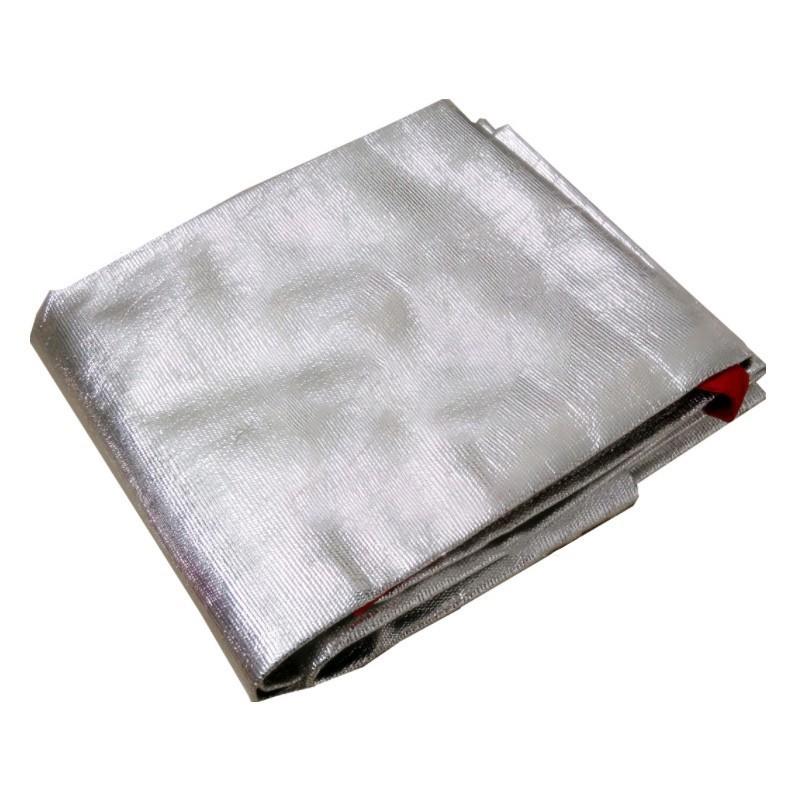 君御C130C300303铝箔隔围裙（米热）防烫阻燃劳保防护围裙防火星