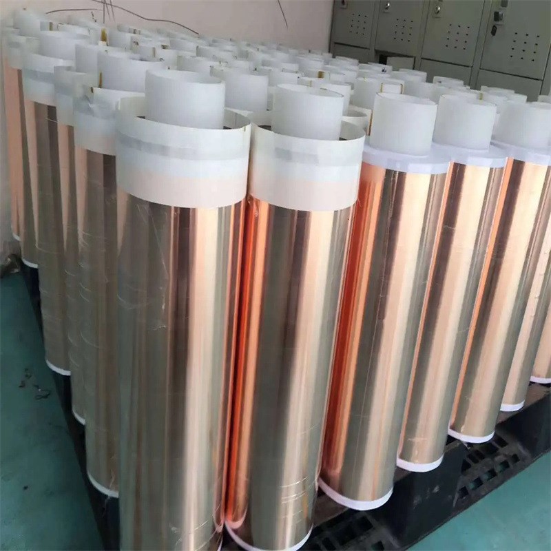 T2无氧软态紫铜带0.1*400精准分条3U型V型压槽铜止水单光紫铜箔