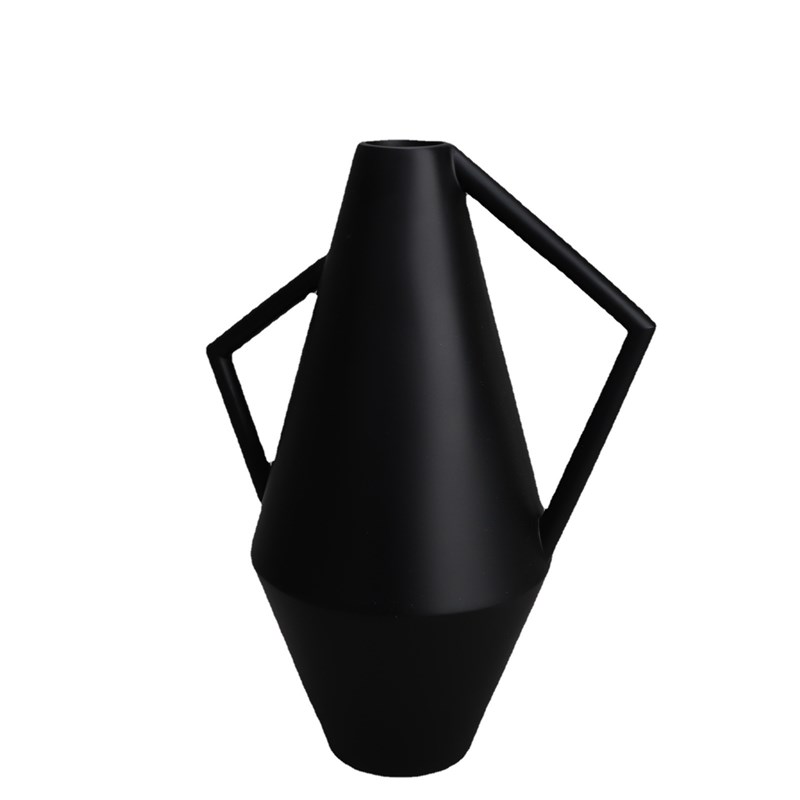 欧式简约双耳壶树脂花器花插样板房餐桌桌面卧室书房客厅饰品摆件