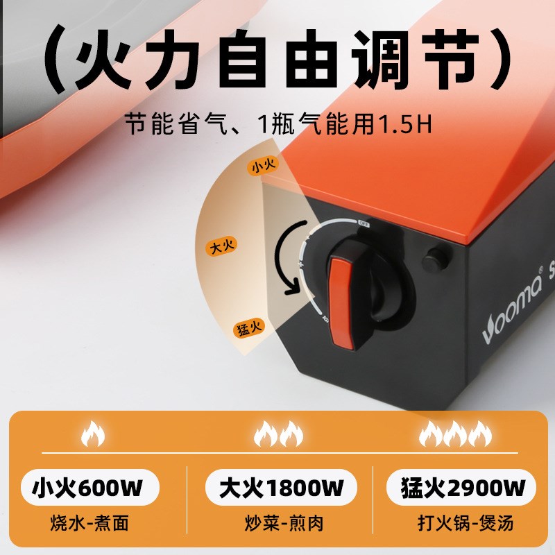 分体卡式炉高安全性户外露营气炉防滑耐烧炉具家用商用炉防风便携