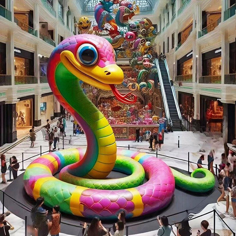 2025蛇年灯笼国潮花灯节日彩灯户外景区古镇灯会庙会亮化装饰摆件