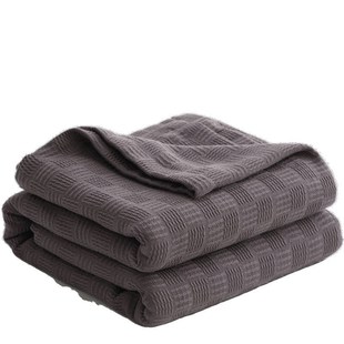 夏季 午休空调被沙发用小毛巾毯棉双单人镂空盖毯供应链 毛巾被薄款