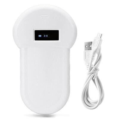 白色款犬芯片扫码器 LF reader 犬身份读写器 动物芯片扫码机