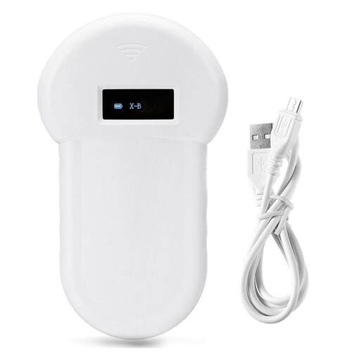 白色款犬芯片扫码器 LF reader 犬身份读写器 动物芯片扫码机