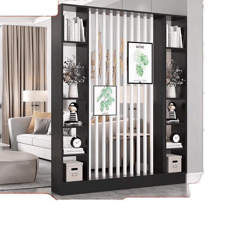 小户型落地屏风隔断客厅玄关柜家用轻奢型遮挡创意隔断装饰屏风柜