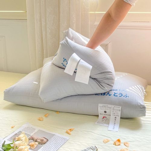 日本超软单人枕头家用学生宿舍3D超细纤维枕芯礼品枕跨境出口