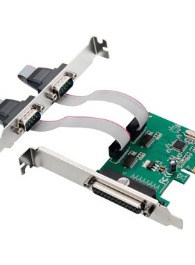 SUNWEIT ST36 PCIe CH282L 2S1P 原生工业RS232/LTP串并口扩展卡