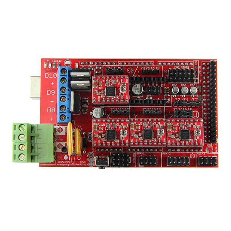 LCD2004 2560 R3控制A4988驱动RAMPS1.4控制板工具包3 d打印机