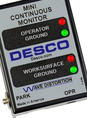 DESCO接地监测器19243人体阻抗台面电阻单线手腕带19242/19239