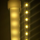 1米长高亮5630白光暖白光72灯LED硬灯条珠宝家居装 饰灯广告灯箱灯