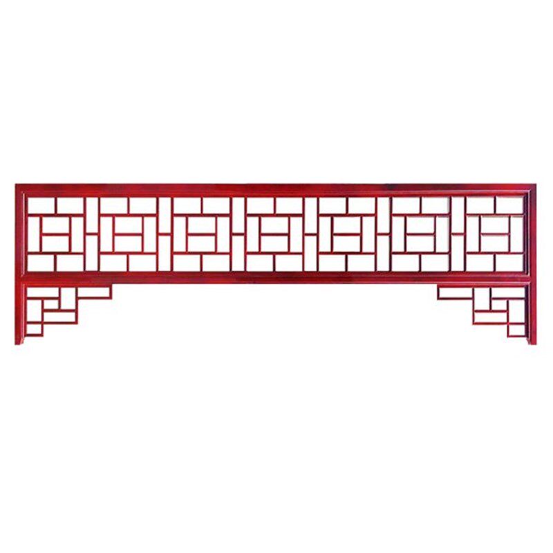 铝合金挂落木纹烤漆仿古门楣屋檐走廊门K头花格装饰改造厂家定制