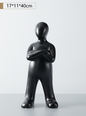 简约现代样板房角几玄关极u简雕塑摆件酒店别墅客厅大堂端景台软