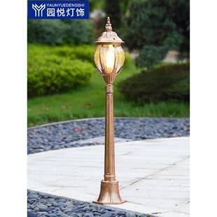 草坪灯室防水欧别墅小yy312011区庭花院路灯户外高杆景观外式草地