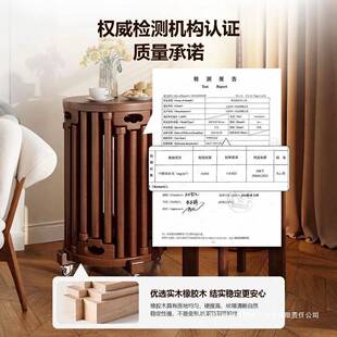 六合一实木凳子可放合移动带滑轮叠叠凳家用现放代简约VYZ叠组叠