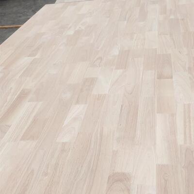 橡胶木踏指接板BB级门BIZV芯板皮板9mm-40贴mm橡胶木U板楼梯步板