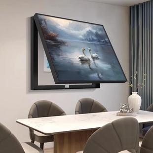 厅现简约入代户门客走廊抽象遮SM51224挡电表箱挂画轻奢玄关电箱