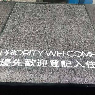 地垫g洋商用大厅迎宾尼龙印花地毯橡胶广告科垫loo地doormat