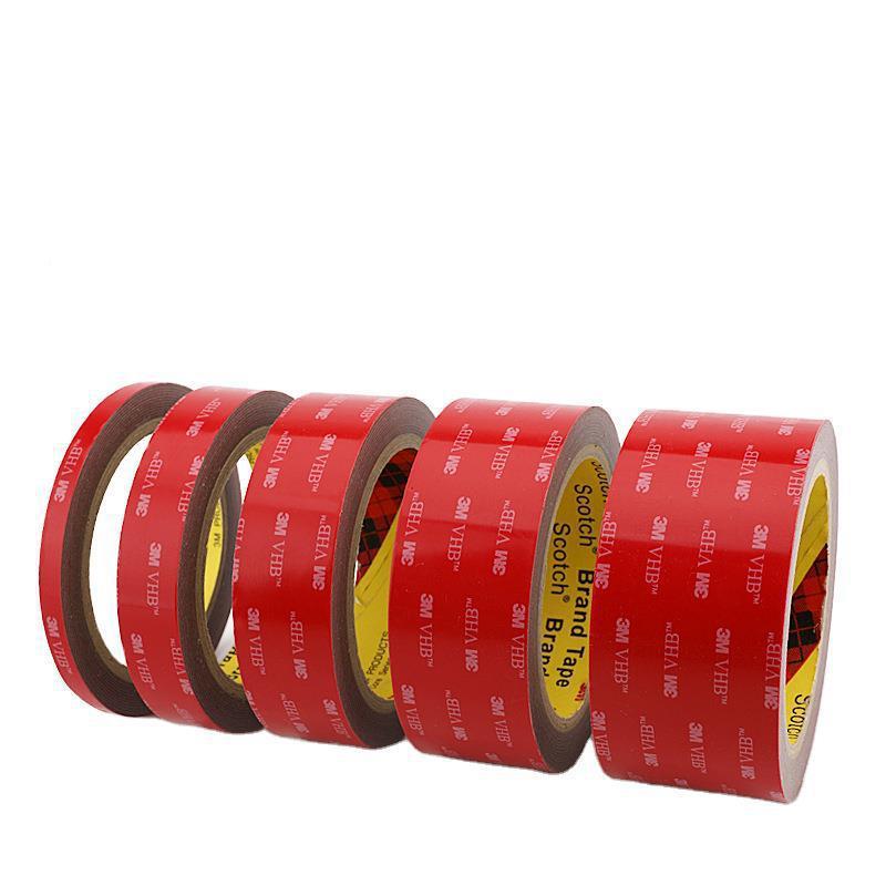 新版59色52黑泡棉双面胶VHB亚力汽车8mm*33m双面克胶高强度粘结胶