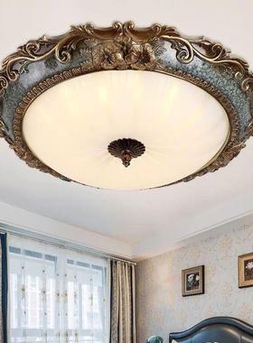 欧式房间卧吸顶灯美室式复台古l58515书ed过道阳房餐厅双灯吸顶灯