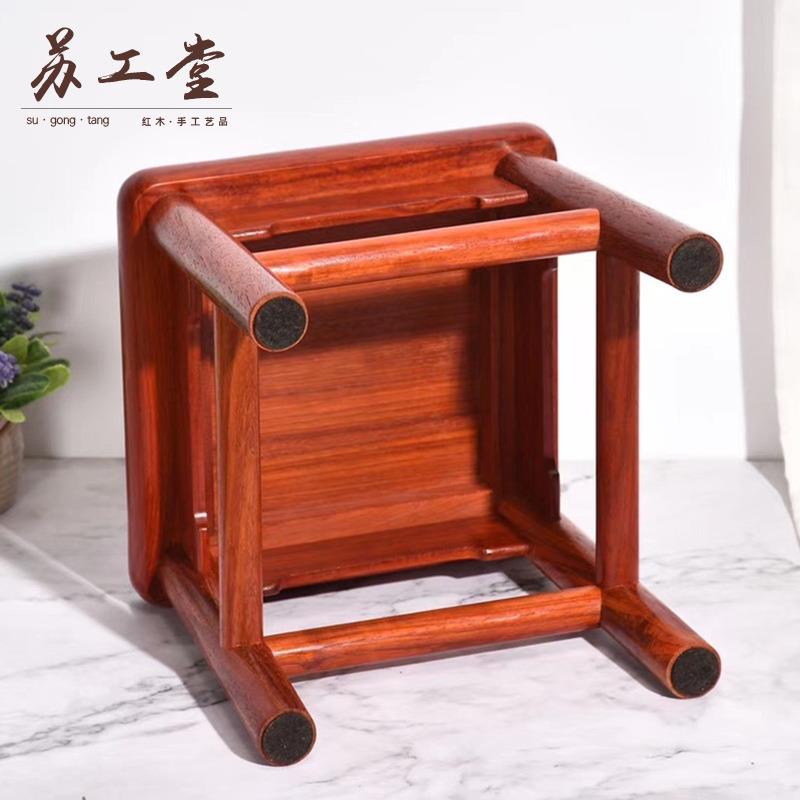 非洲红花梨富质SYT-2303贵凳子式凳榫卯实木儿童凳子客厅中木小板