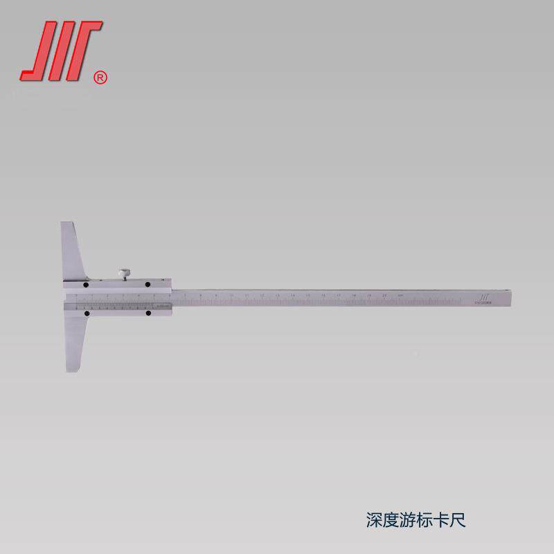 成量深游0TON标卡尺带深表度游标尺数显深度卡尺150200度30500