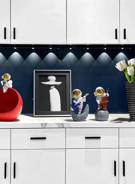 轻酒客柜户玄关摆件奢套装组合厅电视柜家入居装饰树脂软FAZ装工