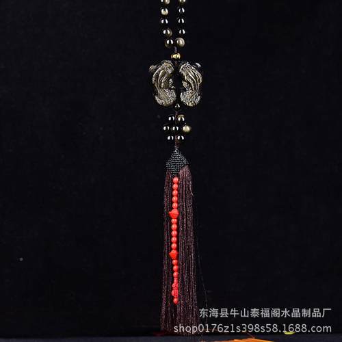 天然曜石貅汽直车挂件金高档车内QWX挂饰貔品厂家销