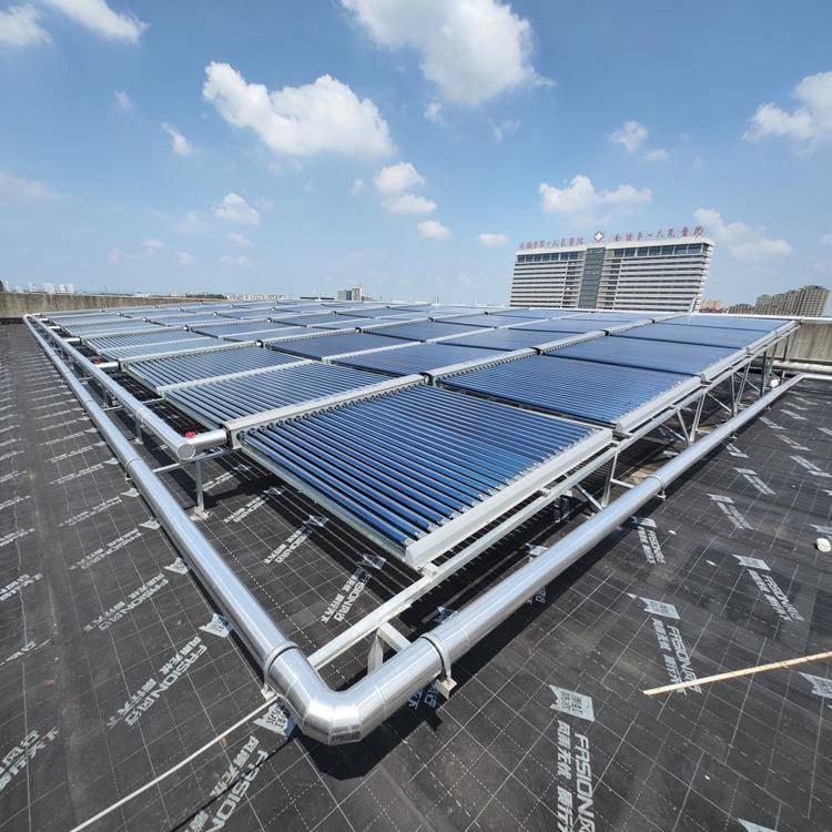 学校用空气结合能统阳能热水系太屋顶集中式太阳能热OML-C水系统