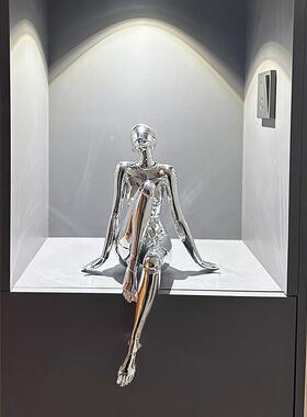 摆ltao1000基桌面装饰品酒柜件机械女神客山厅玄关电视科技感空办