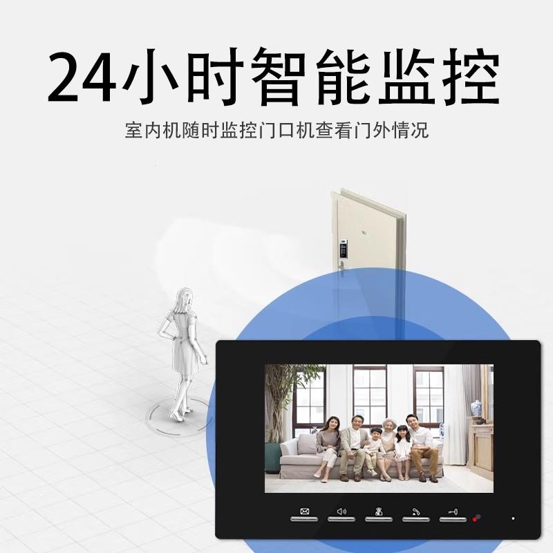 可视楼禁宇对讲门系统单BTK-587-小区人识脸别元别墅门铃电子防盗