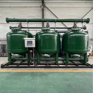 石砂过滤器工业循环水全自动冲洗反锰HWW砂浅层砂罐原式 水处理英
