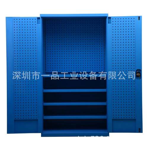 一品双开门工放具置柜物柜铁皮五金具工YP-ZWG02车间工具层板存专