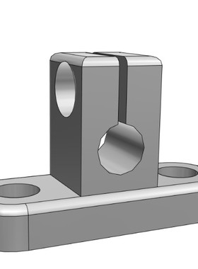 铝合金型材支座LCSA6-10 LCSBN5-10垂直安装水平平行安装固定座