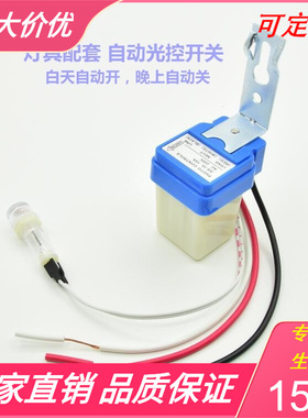 外贸AS-10光控开关感光感应路灯控制器防水光控器光电开关110V12V
