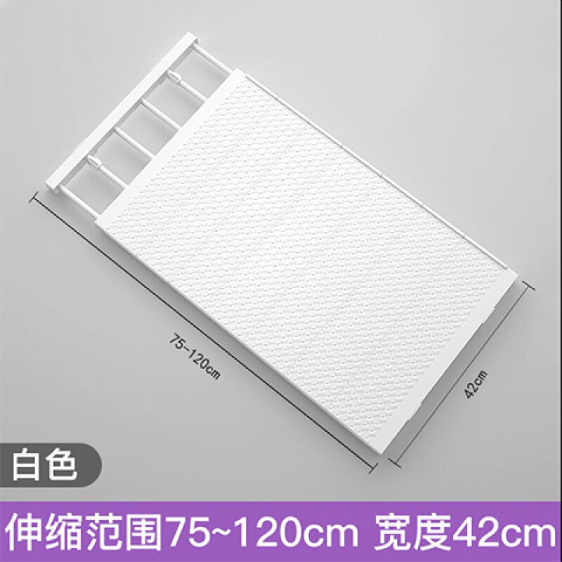 衣柜分层收纳g伸缩隔板置物架橱柜塑料学生柜子浴室分隔层架整理