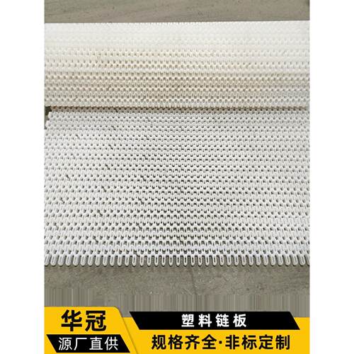 pp塑料炼板输送带耐高温食品清洗板式炼传送带除渣机尼龙塑料板炼
