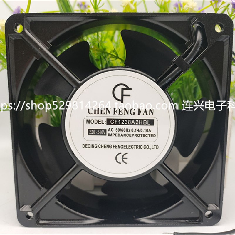 CHENG FENG FAN 12038 12CM CF1238A2HBL 220V 0.14A 散热风扇