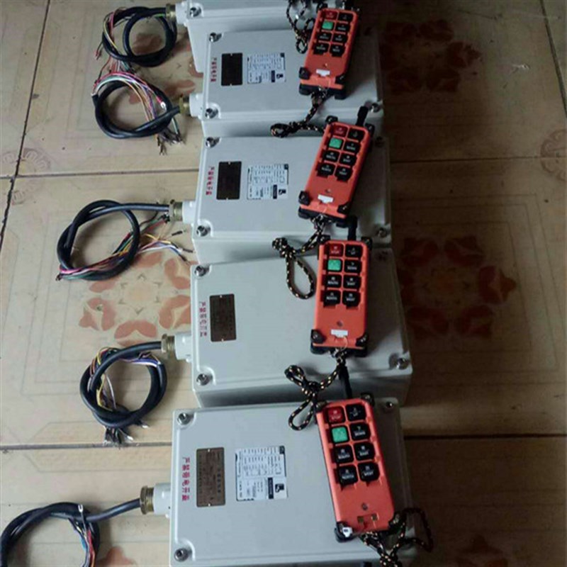 防爆遥控器工业无线行吊隔爆接收机 BYS-100S EXDIIBT4/ CD/MD