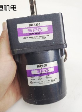原装韩国SPG交流微型减速电机S8125GB变速箱S8KA30B单相220V60Hz