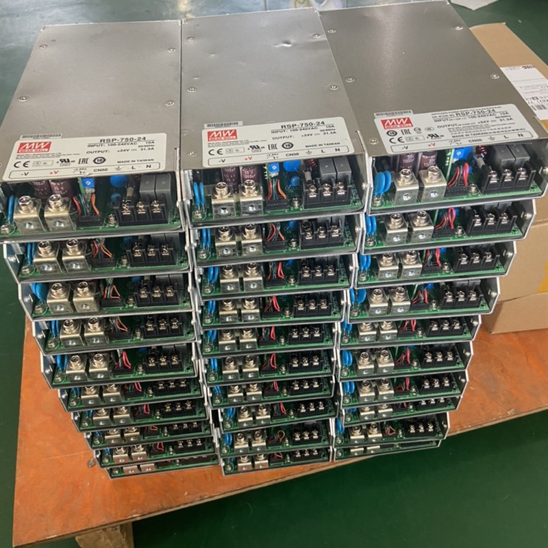 明纬RSP-750-24 明纬电源750W24V31.3A 台湾明纬正品货 二手拆机