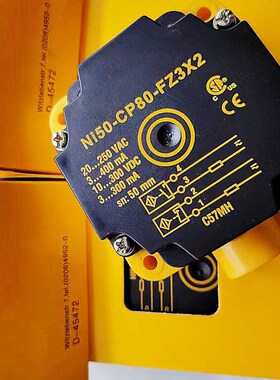 FAF TURCK图尔克接近开关NI50-CP80-VP4X2/VN4X2/AN6X2/AP传感器