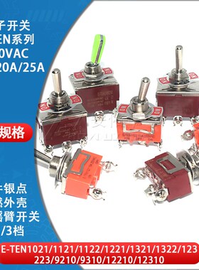 E-TEN123 223 9210 9310 12210 12310 3 6 9 12脚2档 3档钮子开关