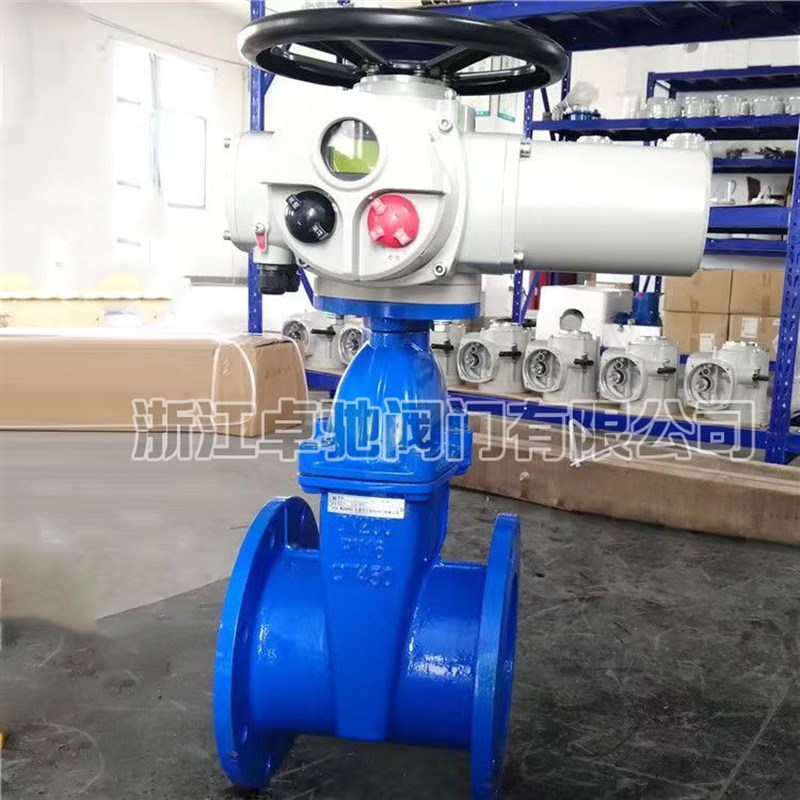 电动法兰闸阀Z945X-10Q/C  电动弹性软密封闸阀 市政污水电动闸阀