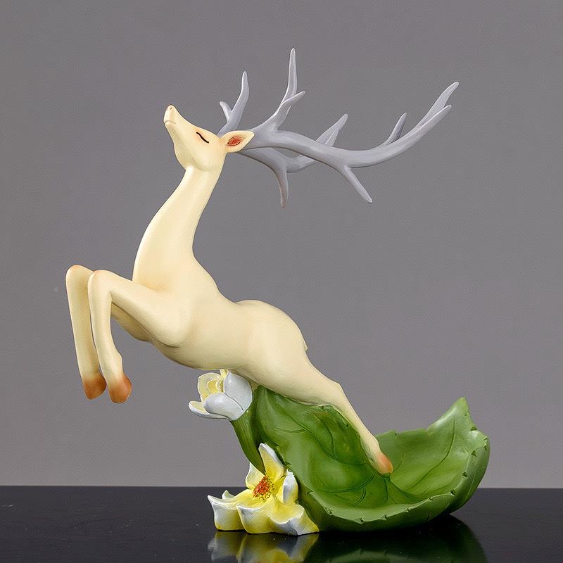 欧式麋鹿柜酒架装饰品摆件客厅玄关电视酒酒柜厅JMU餐红置物架摆