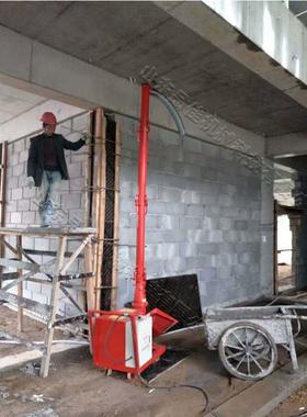 式二次构造柱泵斜港高56272层建口筑墙细石砂浆上料机混凝土浇筑
