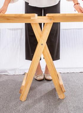 Q1便携式实户木折叠餐桌家用简易小桌吃饭桌子外摆摊租房92822学