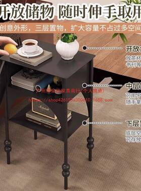 铁艺床头替代柜卧品中古风TH05床置物架意式复古床边头柜室家用储