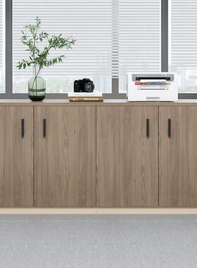 子板式办公家具公室木制资料收纳办员工64915组柜合多门落地柜文