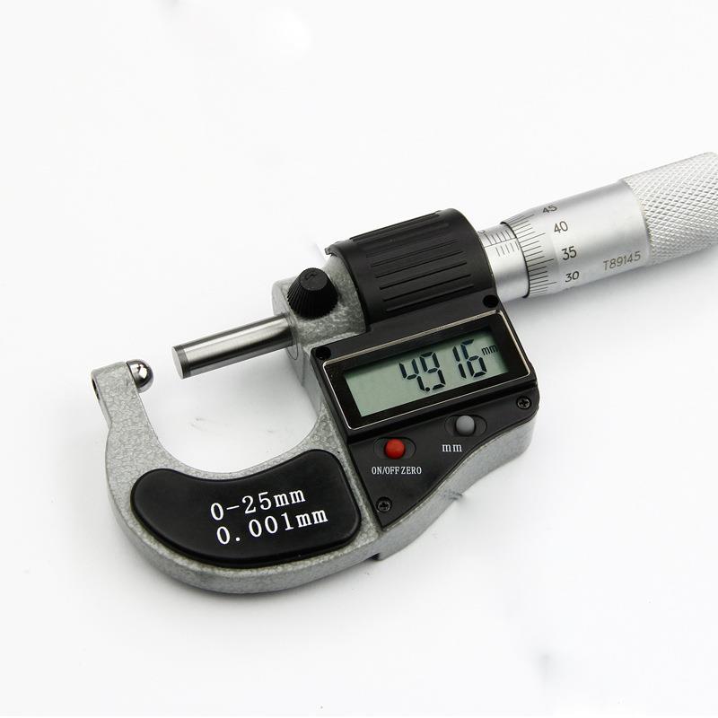微广陆圆球头EMN数显管壁厚螺千分0-25-5尺0-75-100分厘卡尺旋测